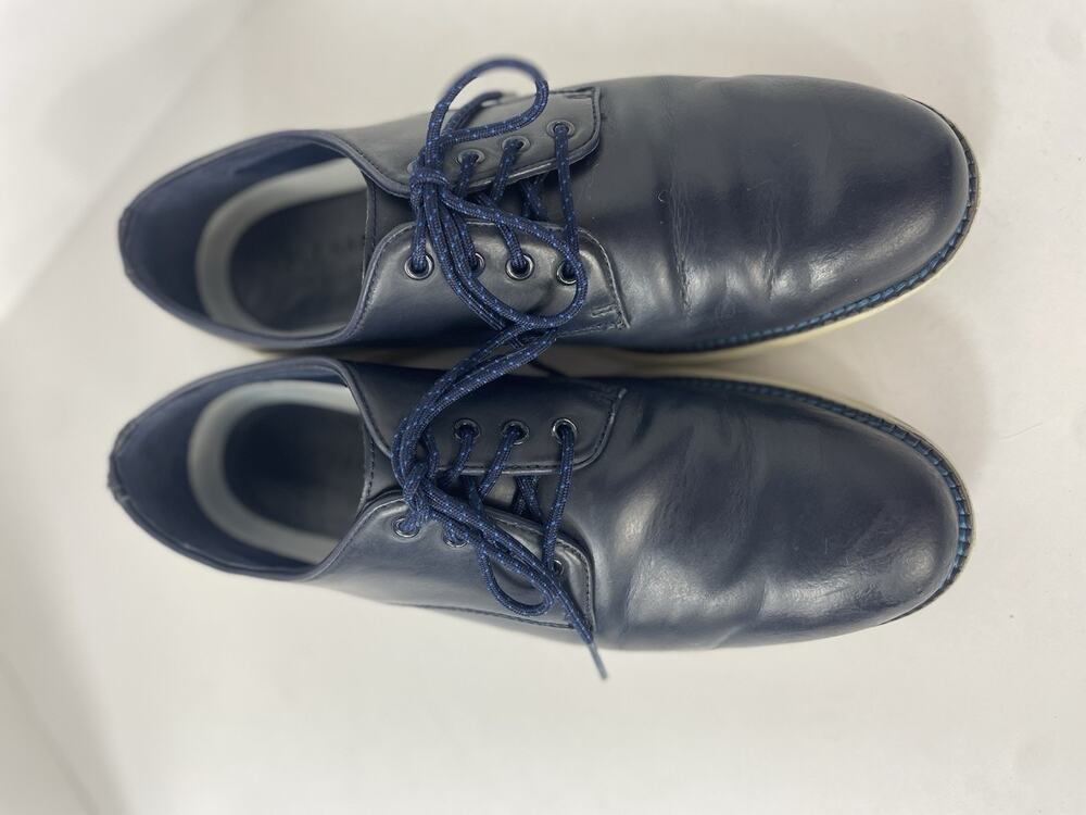 Cole Haan Mens Blue Original Grand Oxford Size 8 M Leather Shoes